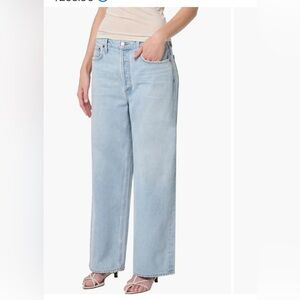 Agolde Low Slung Baggy Jeans